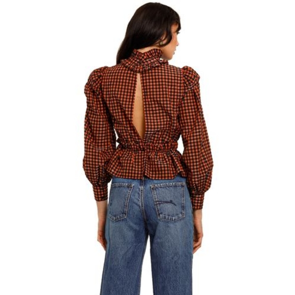 GANNI Seersucker Top - Picture 3 of 8